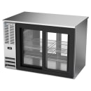Beverage-Air BB48HC-GS-PT-S 48" Pass Thru Bar Refrigerator - 4 Sliding Glass Doors, Stainless, 115v thumbnail 3