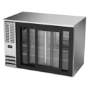 Beverage-Air BB48HC-GS-S 48" Bar Refrigerator - 2 Sliding Glass Doors, Stainless, 115v thumbnail 4