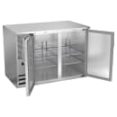 Beverage-Air BB48HC-S 48" Bar Refrigerator - 2 Swinging Solid Doors, Stainless, 115v thumbnail 2