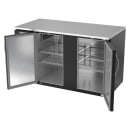 Beverage-Air BB58HC-B 59" Bar Refrigerator - 2 Swinging Solid Doors, Black, 115v thumbnail 4