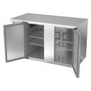 Beverage-Air BB58HC-F-S 59" Bar Refrigerator - 2 Swinging Solid Doors, Stainless, 115v thumbnail 4