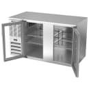 Beverage-Air BB58HC-G-S 58" Bar Refrigerator - 2 Swinging Glass Doors, Stainless, 115v thumbnail 4