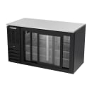 Beverage-Air BB58HC-GS-B 58" Bar Refrigerator - 2 Sliding Glass Doors, Black, 115v thumbnail 4