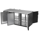 Beverage-Air BB72HC-F-PT-B 72" Bar Refrigerator - 6 Swinging Solid Doors, Black, 115v thumbnail 4