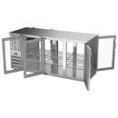 Beverage-Air BBN72HC-G-PT-S 72" Bar Refrigerator - 6 Swinging Glass Doors, Stainless, 115v thumbnail 4