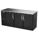 Beverage-Air BBN72HC-PT-B 72" Bar Refrigerator - 6 Swinging Solid Doors, Black, 115v thumbnail 3