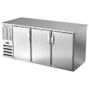 Beverage-Air BB72HC-PT-S 72" Bar Refrigerator - 6 Swinging Solid Doors, Stainless, 115v thumbnail 3