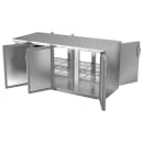 Beverage-Air BB72HC-PT-S 72" Bar Refrigerator - 6 Swinging Solid Doors, Stainless, 115v thumbnail 4