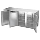Beverage-Air BBN72HC-S 72" Bar Refrigerator - 3 Swinging Solid Doors, Stainless, 115v thumbnail 4