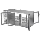 Beverage-Air BB72HC-FG-PT-S 72" Pass Thru Bar Refrigerator - 6 Swinging Glass Doors, Stainless, 115v thumbnail 4