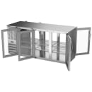 Beverage-Air BBN72HC-F-GS-PT-S 72" Pass Thru Bar Refrigerator - 6 Sliding Glass Doors, Stainless, 115v thumbnail 4