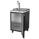 Beverage-Air BM23HC-B 24" Kegerator Beer Dispenser w/ (1) Keg Capacity - (1) Column, Black, 115v thumbnail 3