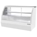 Beverage-Air CDR6HC-1-W 73-11/16" Full Service Deli Case w/ Curved Glass - (3) Levels, 120v thumbnail 2