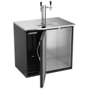 Beverage-Air DDN36HC-B 36" Kegerator Beer Dispenser w/ (1) 1/2 Keg Capacity - (1) Column, Black, 115v thumbnail 2