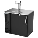 Beverage-Air DDN36HC-B 36" Kegerator Beer Dispenser w/ (1) 1/2 Keg Capacity - (1) Column, Black, 115v thumbnail 3