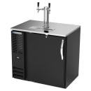 Beverage-Air DDN36HC-B 36" Kegerator Beer Dispenser w/ (1) 1/2 Keg Capacity - (1) Column, Black, 115v thumbnail 3