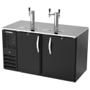 Beverage-Air DD58HC-B 59" Kegerator Beer Dispenser w/ (3) Keg Capacity - (2) Column, Black, 115v thumbnail 3