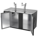 Beverage-Air DD58HC-B 59" Kegerator Beer Dispenser w/ (3) Keg Capacity - (2) Column, Black, 115v thumbnail 4