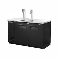 Beverage-Air DD58HC-B 59" Kegerator Beer Dispenser w/ (3) Keg Capacity - (2) Column, Black, 115v thumbnail 5