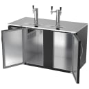 Beverage-Air DD58HC-B 58" Kegerator Beer Dispenser w/ (2) 1/2 Keg Capacity - (2) Columns, Black, 115v thumbnail 4