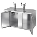 Beverage-Air DD58HC-S 58" Kegerator Beer Dispenser w/ (2) 1/2 Keg Capacity - (2) Columns, Stainless, 115v thumbnail 4