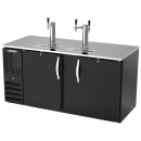 Beverage-Air DD68HC-B 69" Kegerator Beer Dispenser w/ (3) Keg Capacity - (2) Columns, Black, 115v thumbnail 3