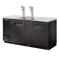 Beverage-Air DD68HC-B 69" Kegerator Beer Dispenser w/ (3) Keg Capacity - (2) Columns, Black, 115v thumbnail 5