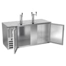 Beverage-Air DD68HC-S 69" Kegerator Beer Dispenser w/ (3) Keg Capacity - (2) Column, Stainless, 115v thumbnail 2