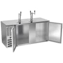 Beverage-Air DD68HC-S 68" Kegerator Beer Dispenser w/ (3) 1/2 Keg Capacity - (2) Columns, Stainless, 115v thumbnail 2