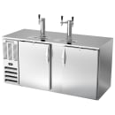 Beverage-Air DD68HC-S 68" Kegerator Beer Dispenser w/ (3) 1/2 Keg Capacity - (2) Columns, Stainless, 115v thumbnail 3