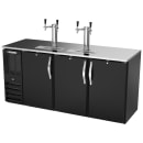 Beverage-Air DDN72HC-B 72" Kegerator Beer Dispenser w/ (3) 1/2 Keg Capacity - (2) Columns, Black, 115v thumbnail 3