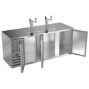 Beverage-Air DD78HC-S 79" Kegerator Beer Dispenser w/ (4) Keg Capacity - (2) Column, Stainless, 115v thumbnail 2