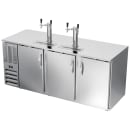 Beverage-Air DD78HC-S 78" Kegerator Beer Dispenser w/ (4) 1/2 Keg Capacity - (2) Columns, Stainless, 115v thumbnail 3