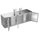 Beverage-Air DD94HC-S 95" Kegerator Beer Dispenser w/ (5) Keg Capacity - (2) Column, Stainless, 115v thumbnail 2