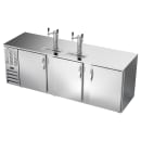 Beverage-Air DD94HC-S 95" Kegerator Beer Dispenser w/ (5) Keg Capacity - (2) Column, Stainless, 115v thumbnail 3