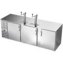 Beverage-Air DD94HC-S 94" Kegerator Beer Dispenser w/ (5) 1/2 Keg Capacity - (2) Columns, Stainless, 115v thumbnail 3
