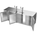 Beverage-Air DD94HC-S 94" Kegerator Beer Dispenser w/ (5) 1/2 Keg Capacity - (2) Columns, Stainless, 115v thumbnail 4