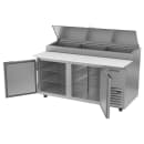 Beverage-Air DP67HC 67" Hydrocarbon Series Pizza Prep Table w/ Refrigerated Base, 115v thumbnail 2