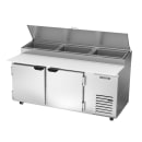 Beverage-Air DP72HC 72" Hydrocarbon Series Pizza Prep Table w/ Refrigerated Base, 115v thumbnail 3