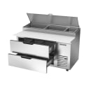 Beverage-Air DPD60HC-2 60" Hydrocarbon Series Pizza Prep Table w/ Refrigerated Base, 115v thumbnail 2