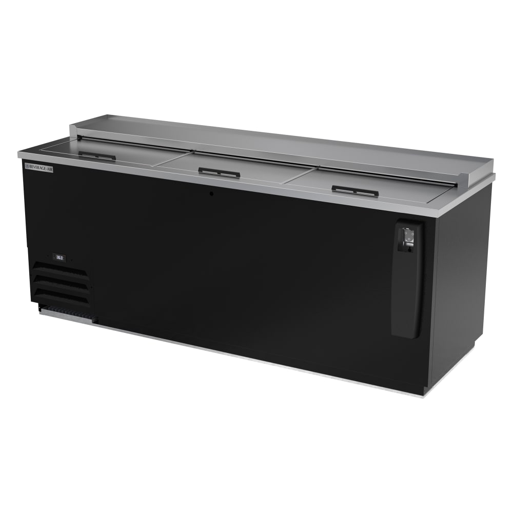 Beverage-Air DW79HC-B 80" Forced Air Bottle Cooler - Holds (253) 12 oz Bottles, 115v