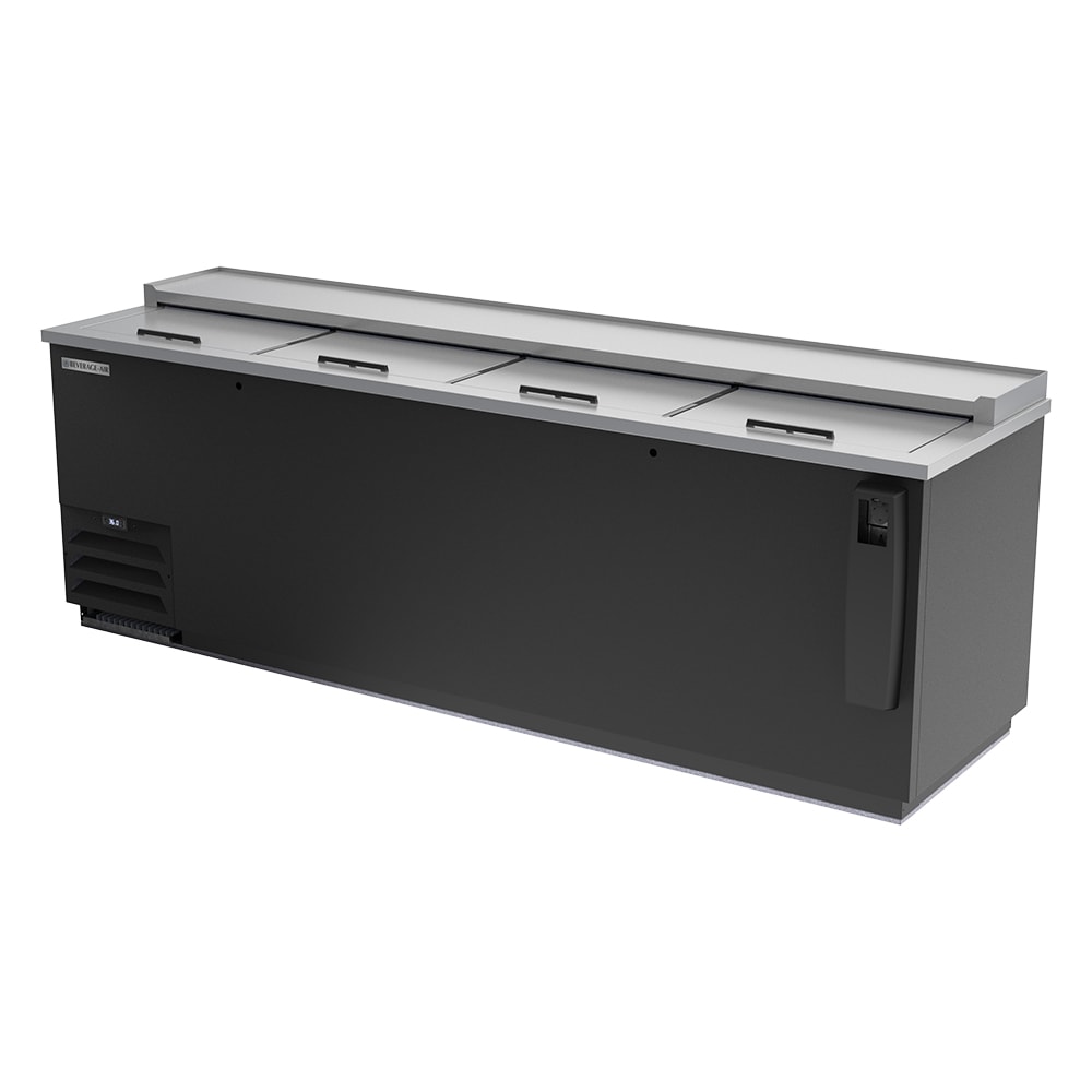 Beverage-Air DW94HC-B 95" Forced Air Bottle Cooler - Holds (936) 12 oz Bottles, Bottle Opener, 115v