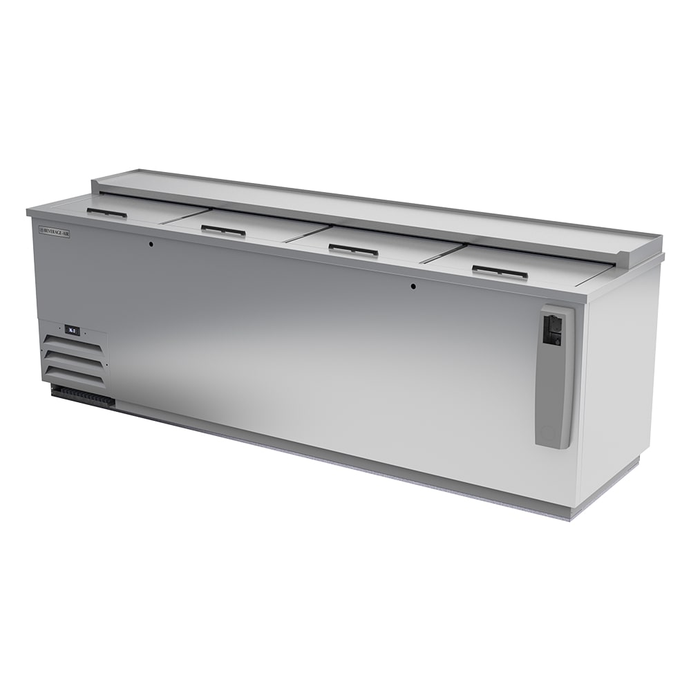 Beverage-Air DW94HC-S 95" Forced Air Bottle Cooler - Holds (39) 12 oz Bottle Cases, Bottle Opener, 115v