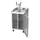 Beverage-Air DZ24HC-1-S 24" Kegerator Beer Dispenser w/ (4) 1/6 Keg Capacity - (1) Column, Stainless, 115v thumbnail 4