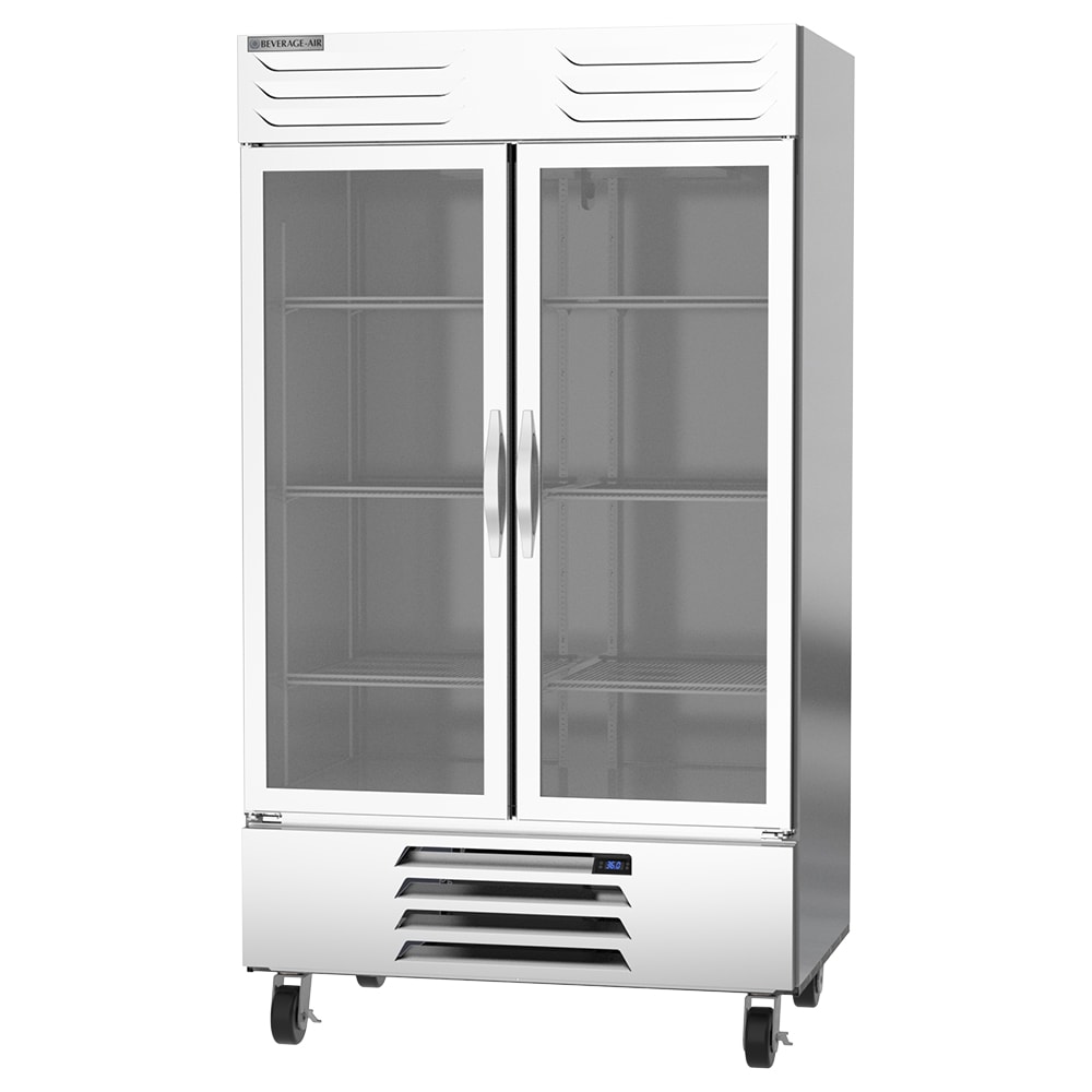 Beverage-Air FB44HC-1G 47" Vista® Two Section Reach In Freezer, (2) Left/Right Hinge Glass Doors, 115v