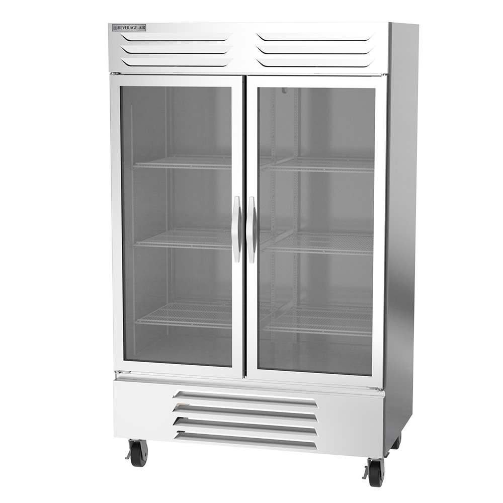 Beverage-Air FB49HC-1G 52" Vista® Two Section Reach In Freezer, (2) Left/Right Hinge Glass Doors, 115v