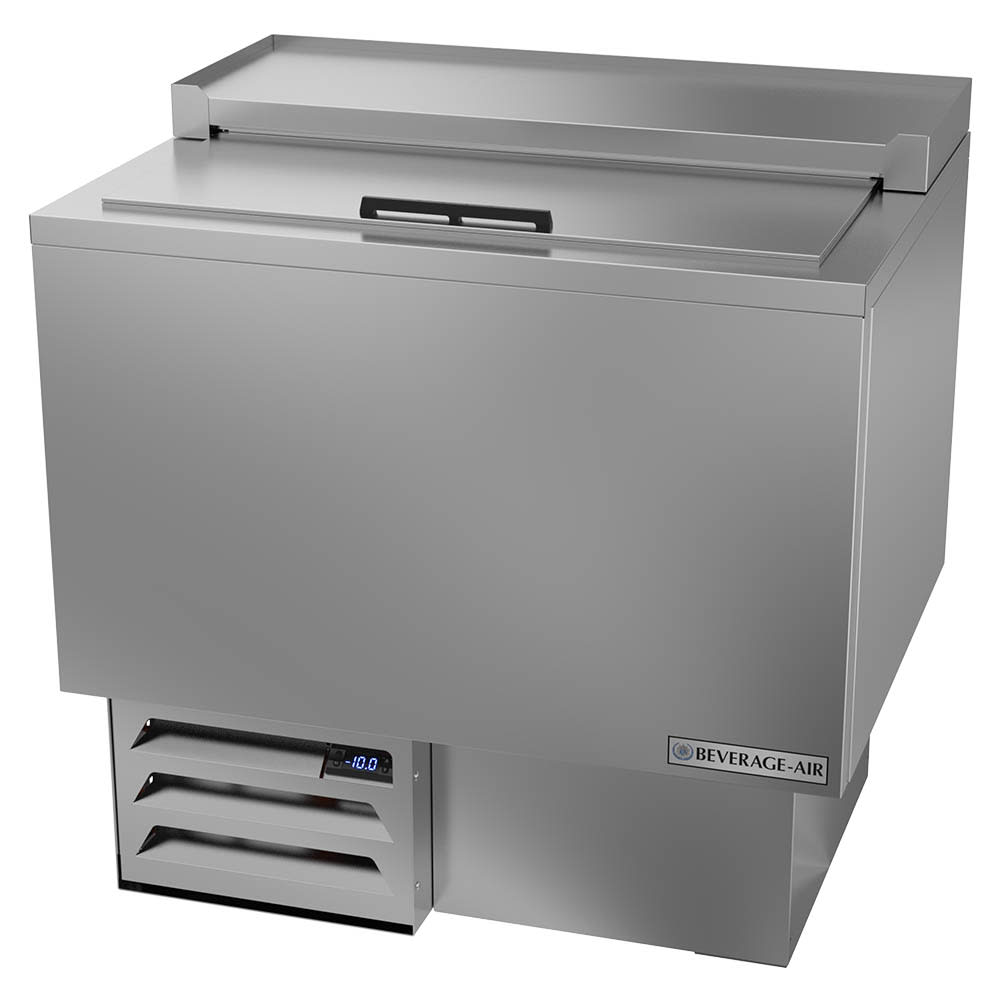 Beverage-Air GF34HC-S 1 Section Glass Chiller w/ 94 Mug Capacity - Stainless, 115v