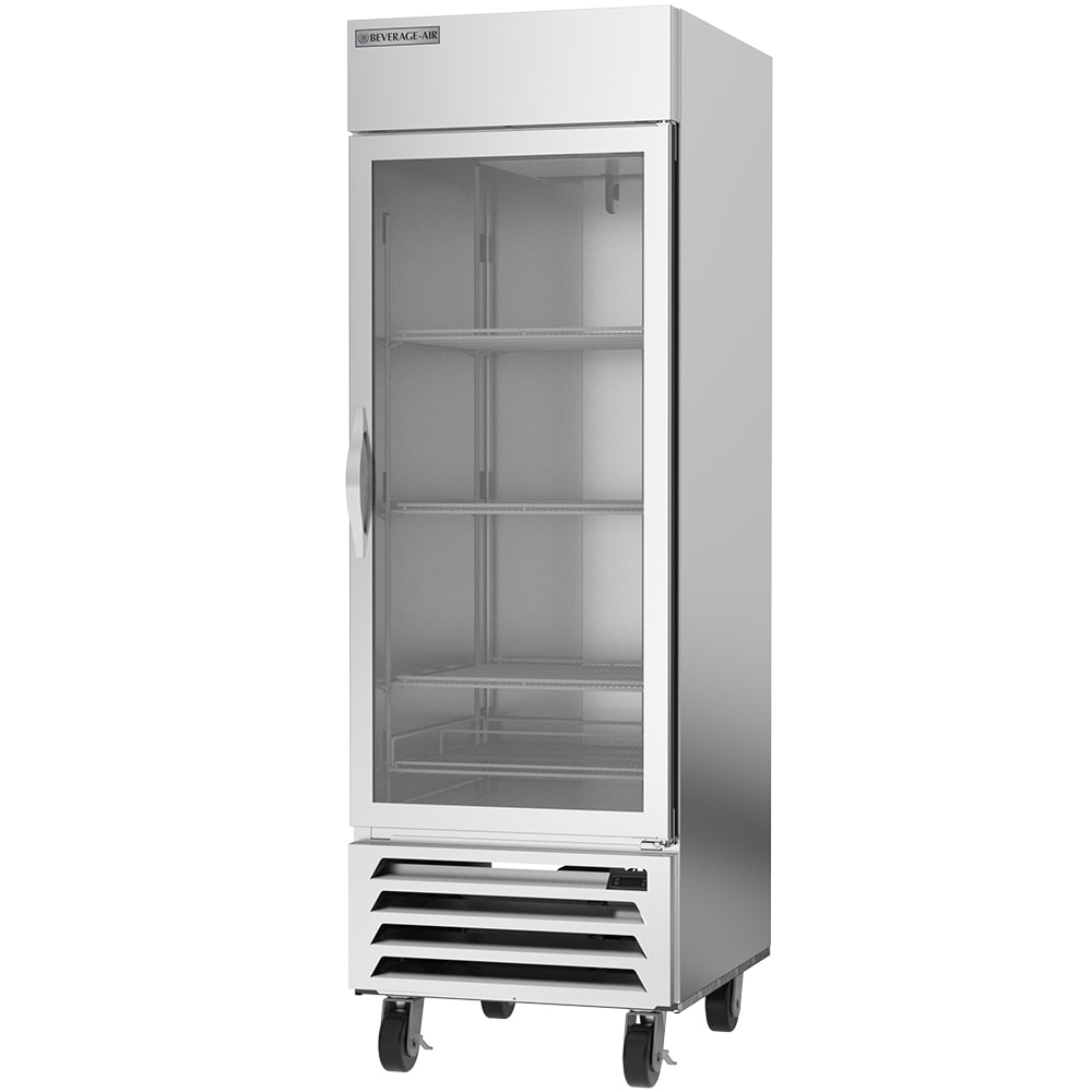 Beverage-Air HBF23HC-1-G 27 1/4" Horizon Series One Section Reach In Freezer, (1) Right Hinge Glass Door, 115v
