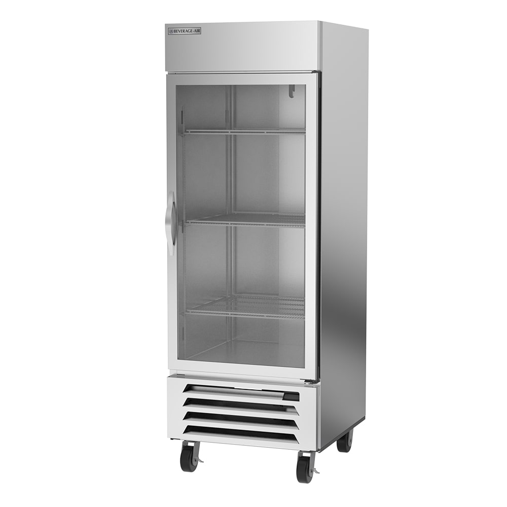 Beverage-Air HBF27HC-1-G 30" Horizon Series One Section Reach In Freezer, (1) Right Hinge Glass Door, 115v