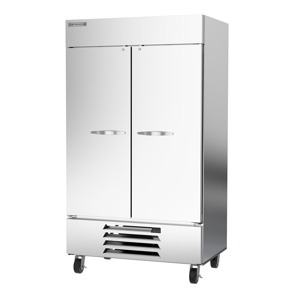 Beverage-Air HBF44HC-1 47" Horizon Series Two Section Reach In Freezer, (2) Left/Right Hinge Solid Doors, 115v